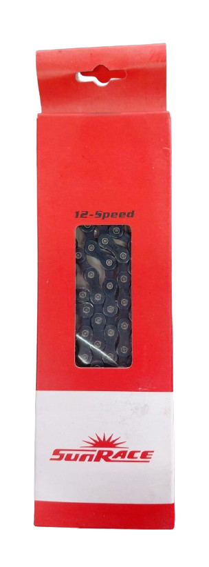 Cadena SunRace 12v 126L color negro - Imagen 2